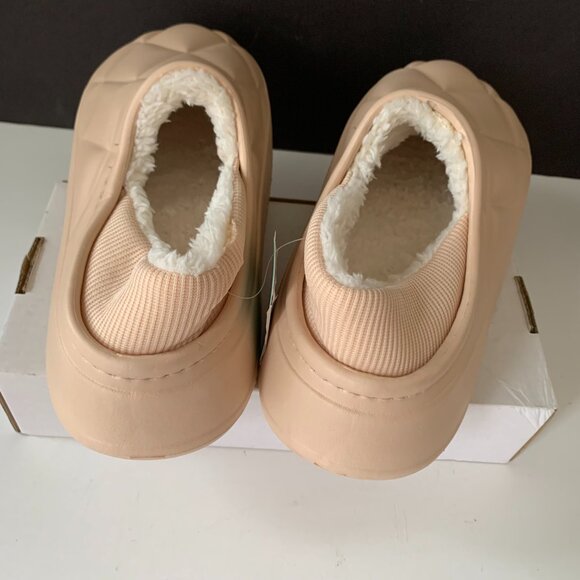 FOAMWALK WOMEN'S FOOTWEAR CLOGS SIZE 8 LIGHT BEIGE METALLIC - Picture 9 of 14